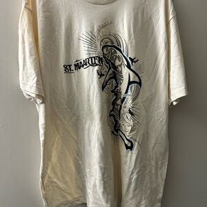 Delsol St. Maarten Graphic Cream T-Shirt